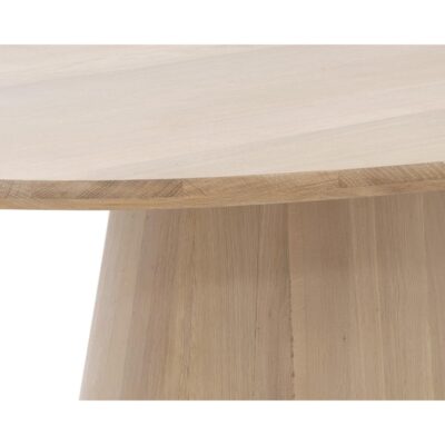 Elina Dining Table - Oval - Light Oak - 84" 111024 111024 ELINA DINING TABLE OVAL LIGHT OAK 84 6