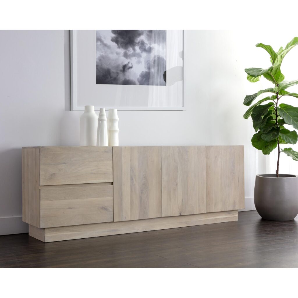 Elina Sideboard - Light Oak - Image 5