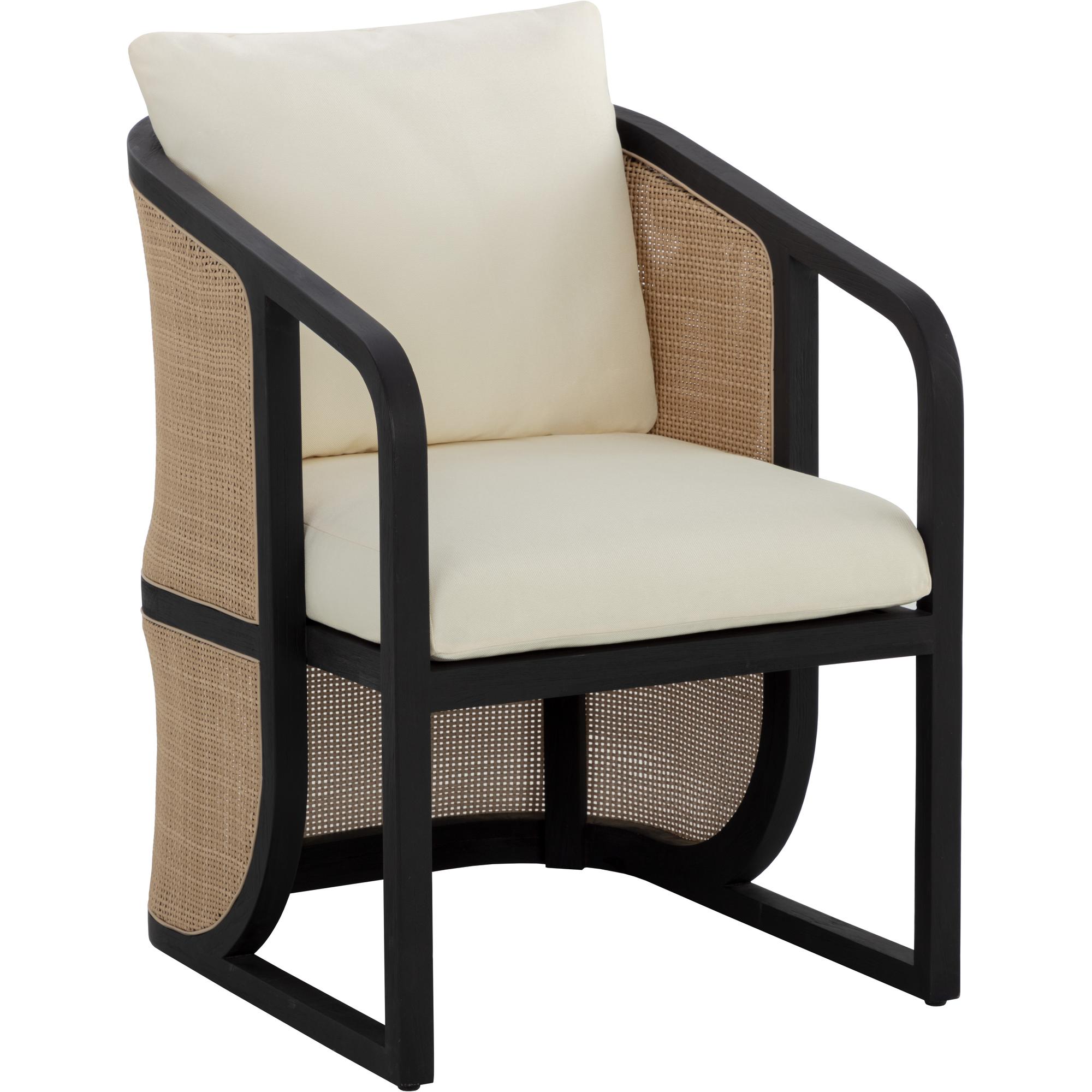 Palermo Dining Chair - Charcoal - Stinson Cream 1 Palermo Dining Chair - Charcoal - Stinson Cream