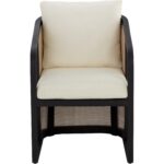 Palermo Dining Chair - Charcoal - Stinson Cream 12 Palermo Dining Chair - Charcoal - Stinson Cream - Image 2
