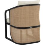 Palermo Dining Chair - Charcoal - Stinson Cream 14 Palermo Dining Chair - Charcoal - Stinson Cream - Image 4