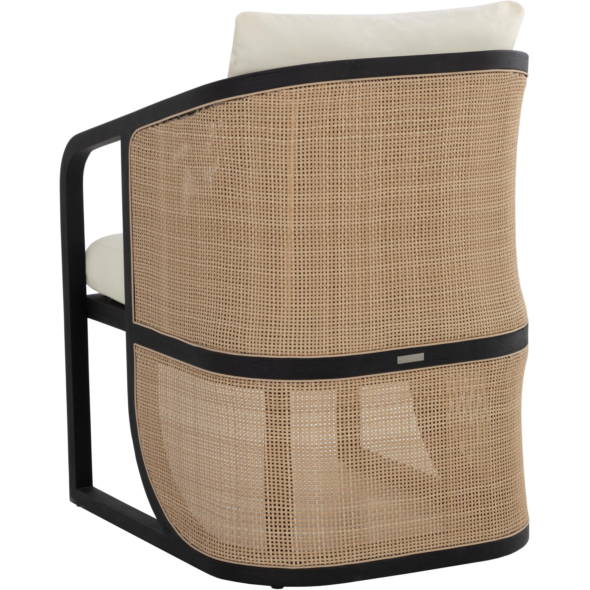 Palermo Dining Chair - Charcoal - Stinson Cream 4 Palermo Dining Chair - Charcoal - Stinson Cream - Image 4