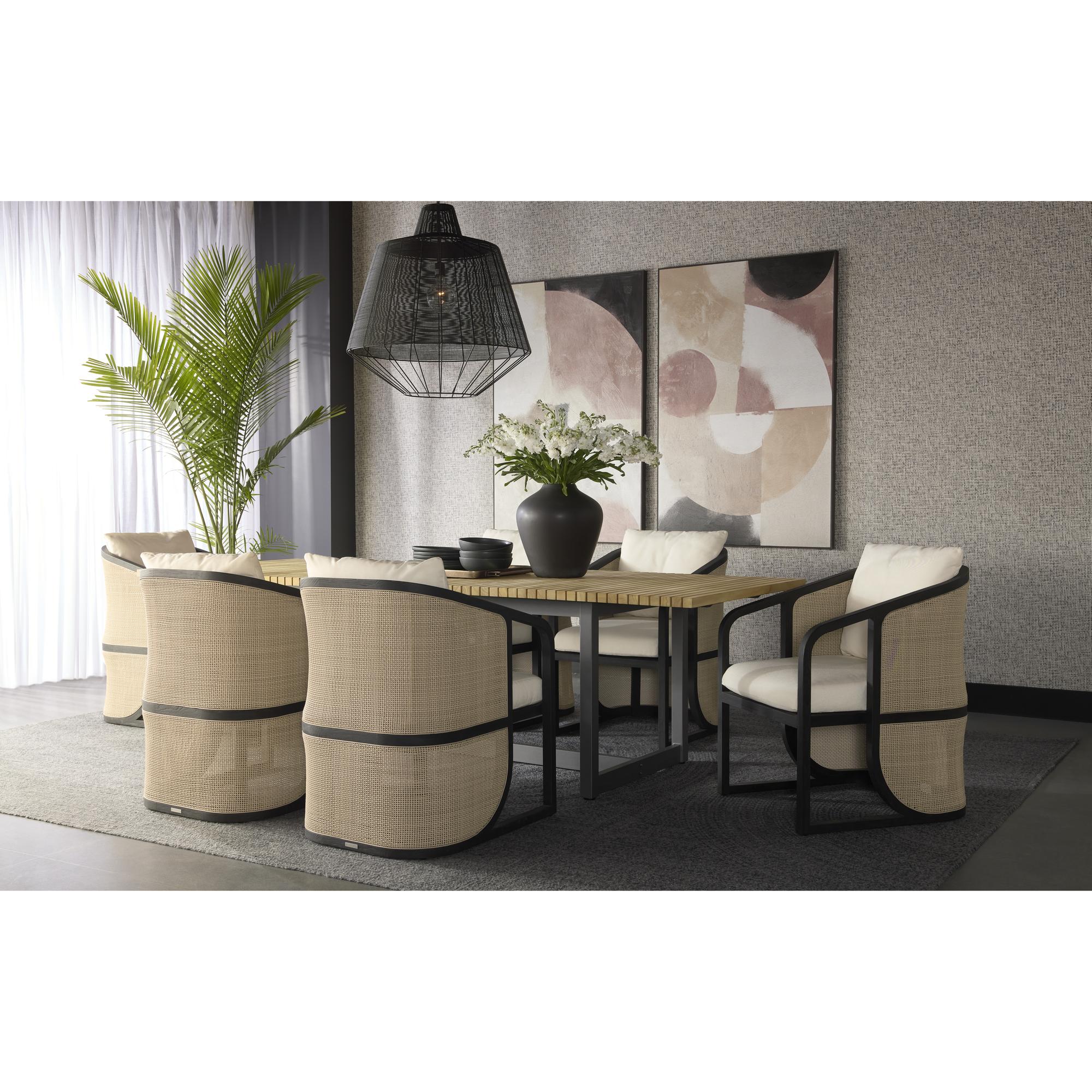 Palermo Dining Chair - Charcoal - Stinson Cream 9 Palermo Dining Chair - Charcoal - Stinson Cream - Image 9