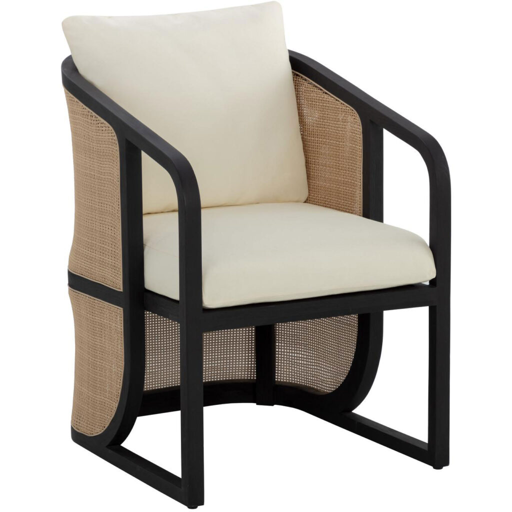 Palermo Dining Chair - Charcoal - Stinson Cream