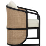 Palermo Dining Chair - Charcoal - Stinson Cream 11 Palermo Dining Chair - Charcoal - Stinson Cream 111042 111042 PALERMO DINING CHAIR CHARCOAL STINSON CREAM 2