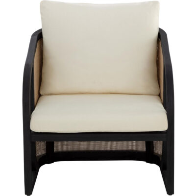 Palermo Lounge Chair - Charcoal - Stinson Cream 111044 111044 PALERMO LOUNGE CHAIR CHARCOAL STINSON CREAM 1