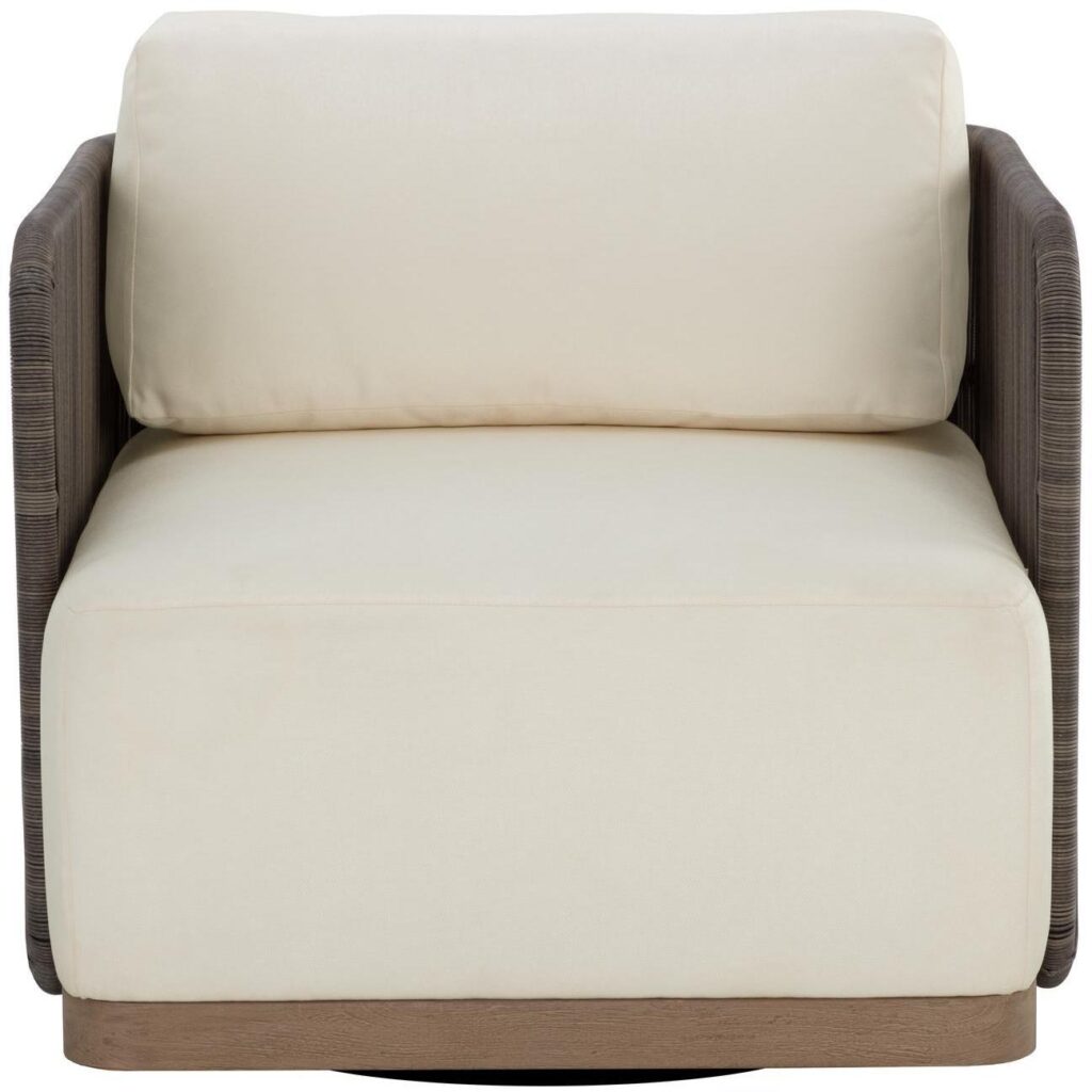 Ravenna Swivel Armchair - Stinson Cream - Image 2