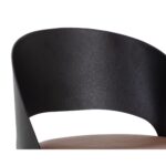 Dezirae Barstool - Black - Cognac Leather 14 Dezirae Barstool - Black - Cognac Leather 111051 111051 DEZIRAE BARSTOOL BLACK COGNAC LEATHER 7