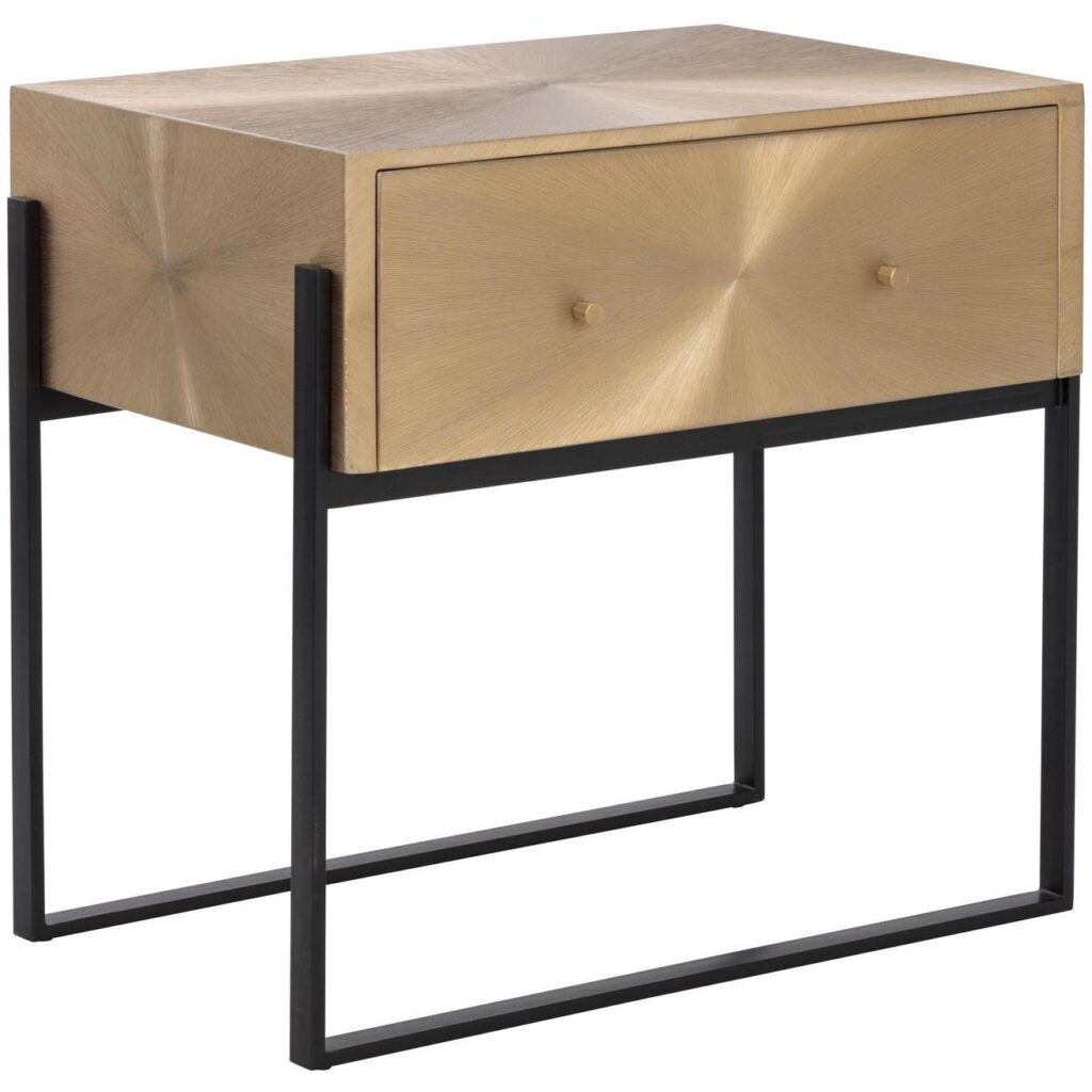 Modena Nightstand - Large - Antique Gold - Image 2