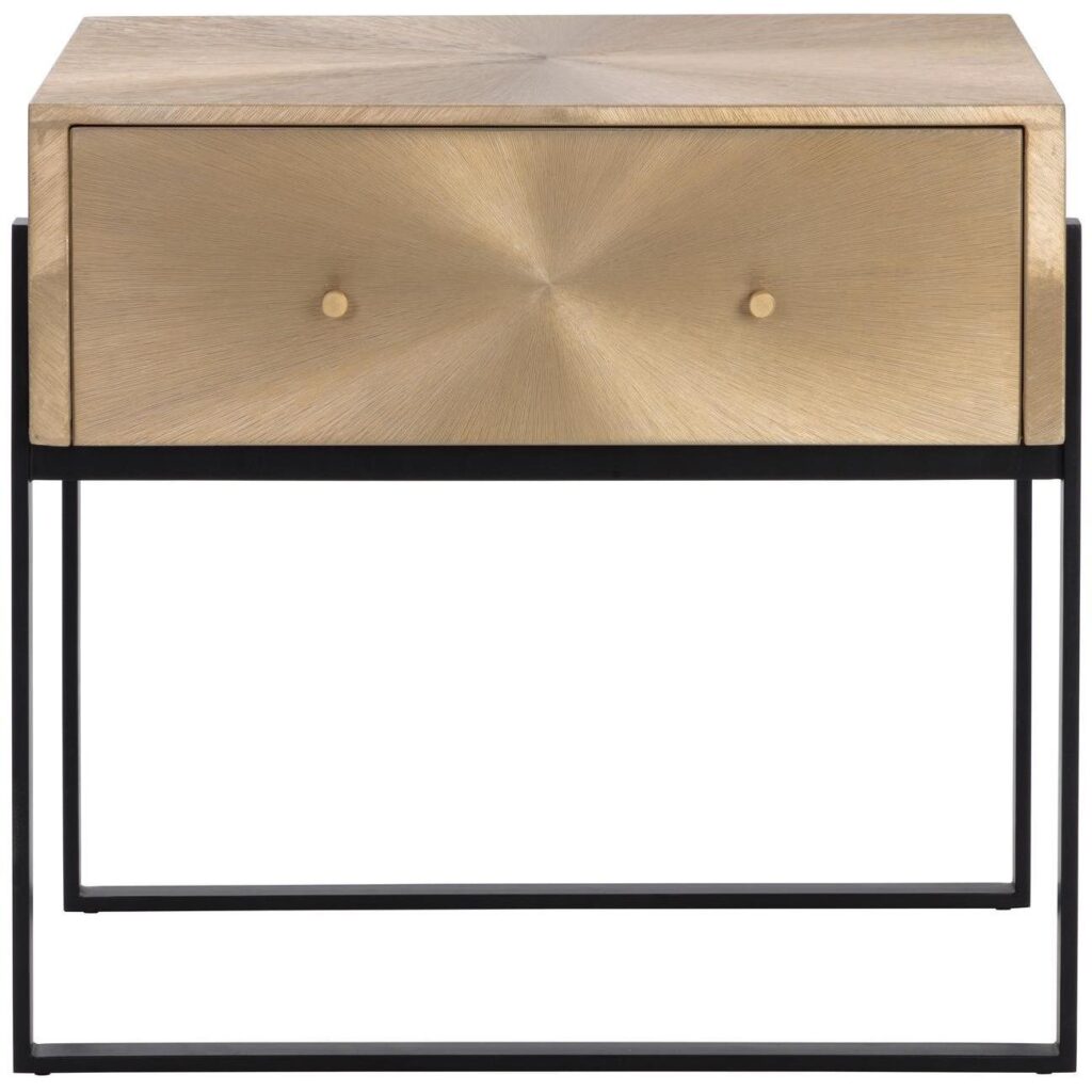 Modena Nightstand - Large - Antique Gold - Image 4