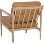 Gilmore Lounge Chair - Light Oak - Mojave Tan Leather 19 Gilmore Lounge Chair - Light Oak - Mojave Tan Leather 111061 111061 GILMORE LOUNGE CHAIR LIGHT OAK SAHARA COGNAC LEATHER 3