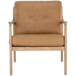 Gilmore Lounge Chair - Light Oak - Mojave Tan Leather 25 Gilmore Lounge Chair - Light Oak - Mojave Tan Leather 111061 111061 GILMORE LOUNGE CHAIR LIGHT OAK TAN LEATHER 1