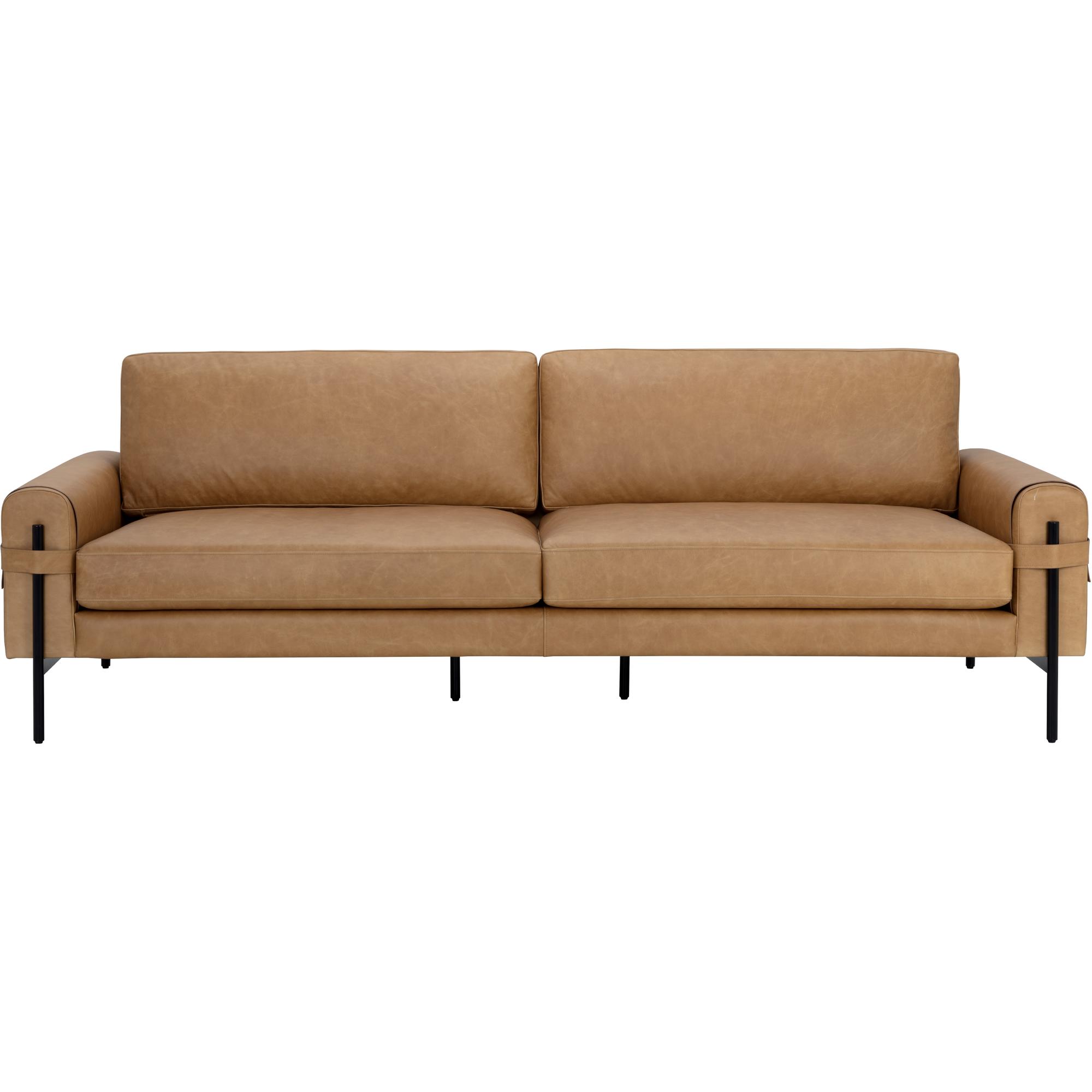 Camus Sofa - Ludlow Sesame Leather 2 Camus Sofa - Ludlow Sesame Leather - Image 2