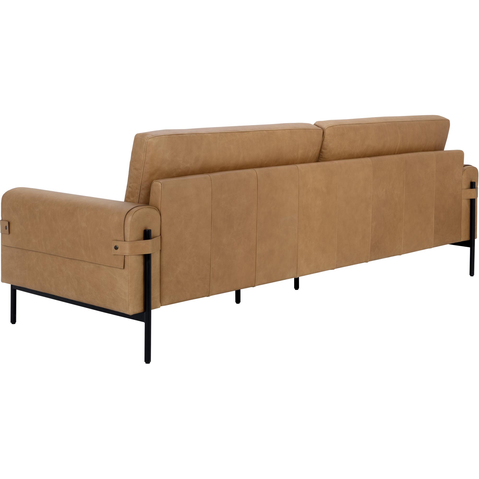 Camus Sofa - Ludlow Sesame Leather 3 Camus Sofa - Ludlow Sesame Leather - Image 3