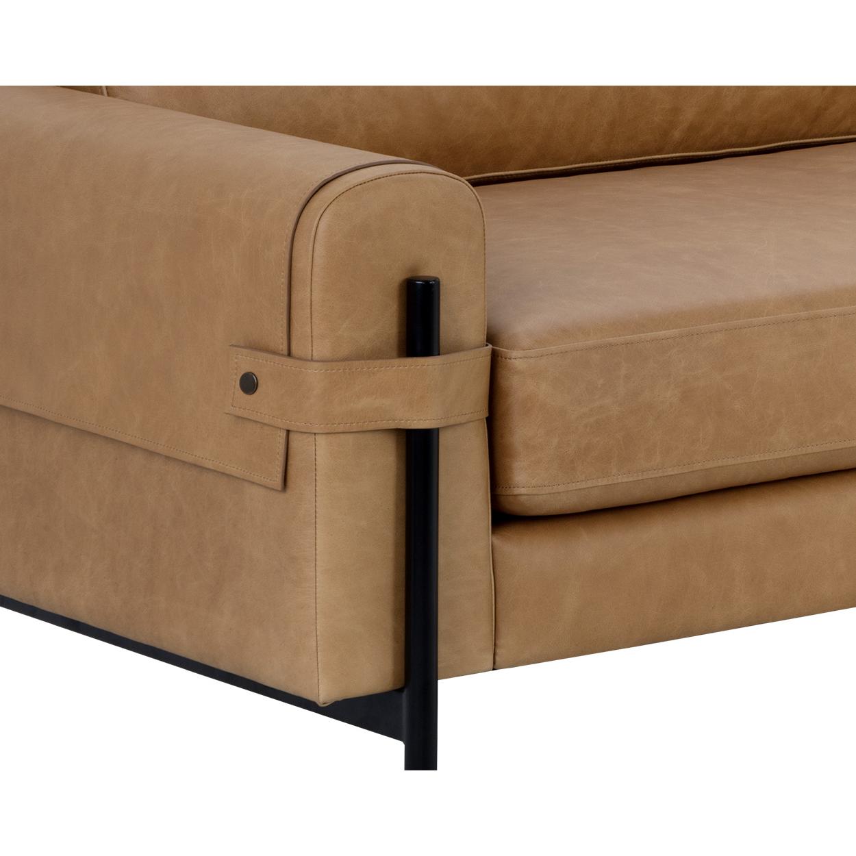 Camus Sofa - Ludlow Sesame Leather 4 Camus Sofa - Ludlow Sesame Leather - Image 4