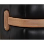 Tadeo Swivel Lounge Chair - Rustic Oak Wood - Vintage Black Night Leather 13 Tadeo Swivel Lounge Chair - Rustic Oak Wood - Vintage Black Night Leather 111079 111079 TADEO SWIVEL LOUNGE CHAIR VINTAGE BLACK NIGHT LEATHER 8