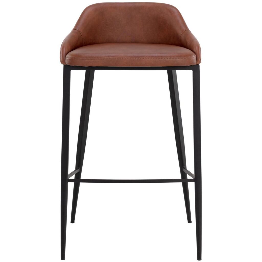 Astra Barstool - Black - Cinnamon Brown - Image 2