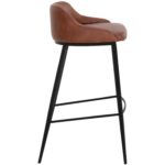 Astra Barstool - Black - Cinnamon Brown 6 Astra Barstool - Black - Cinnamon Brown 111082 111082 ASTRA BARSTOOL BLACK CINNAMON BROWN 2