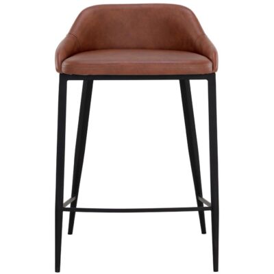 Astra Counter Stool - Black - Cinnamon Brown 111083 111083 ASTRA COUNTER STOOL BLACK CINNAMON BROWN 1