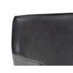 Crosby Swivel Lounge Chair - Alpine Black Leather 14 Crosby Swivel Lounge Chair - Alpine Black Leather 111085 111085 CROSBY SWIVEL LOUNGE CHAIR ALPINE BLACK LEATHER 7