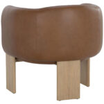 Trine Lounge Chair - Rustic Oak - Vintage Camel Leather 11 Trine Lounge Chair - Rustic Oak - Vintage Camel Leather 111087 111087 TRINE LOUNGE CHAIR RUSTIC OAK VINTAGE CAMEL LEATHER 3