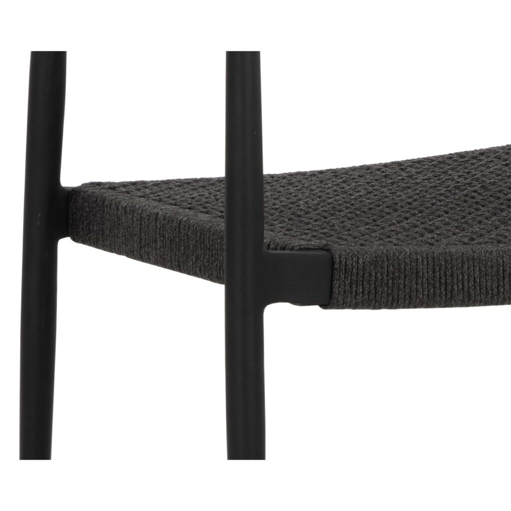 Nava Stackable Dining Armchair - Black - Image 5