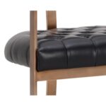 Beaumont Dining Armchair - Antique Brass - Cantina Black 13 Beaumont Dining Armchair - Antique Brass - Cantina Black 111103 111103 BEAUMONT DINING ARMCHAIR ANTIQUE BRASS CANTINA BLACK 6