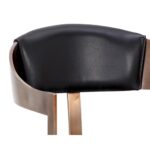 Beaumont Dining Armchair - Antique Brass - Cantina Black 14 Beaumont Dining Armchair - Antique Brass - Cantina Black 111103 111103 BEAUMONT DINING ARMCHAIR ANTIQUE BRASS CANTINA BLACK 7