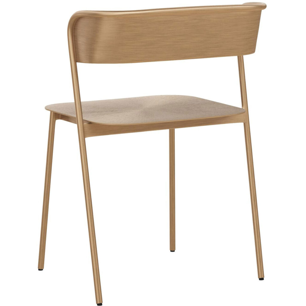 Keanu Dining Chair - Antique Gold - Image 4