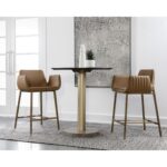 Lucano Counter Stool - Milliken Cognac 12 Lucano Counter Stool - Milliken Cognac 111122 111122 LUCANO COUNTER STOOL MILLIKEN COGNAC 5