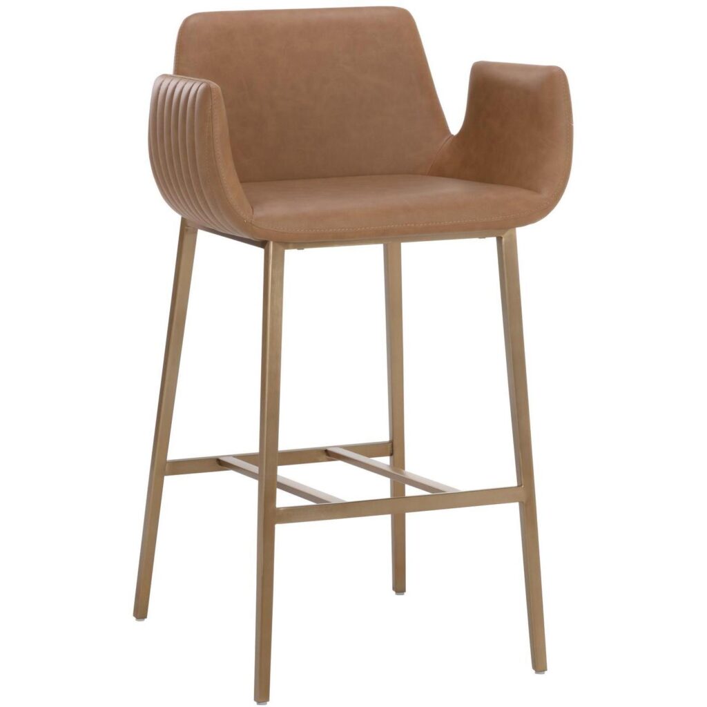 Lucano Barstool - Milliken Cognac