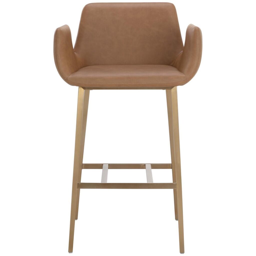 Lucano Barstool - Milliken Cognac - Image 2