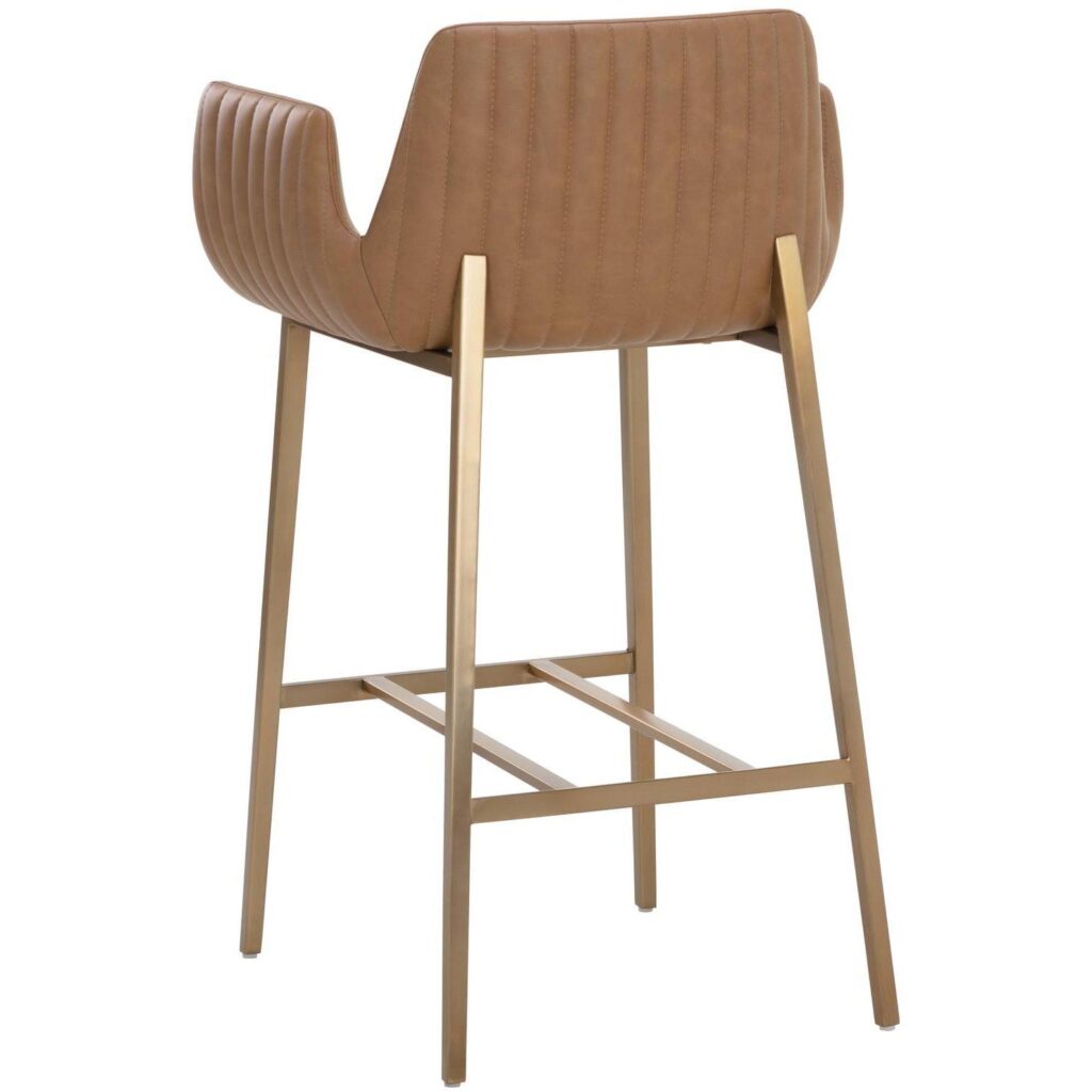 Lucano Barstool - Milliken Cognac - Image 4