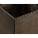 Tansy Planter - Antique Bronze 111134 111134 TANSY PLANTER SQUARE ANTIQUE BRONZE 6