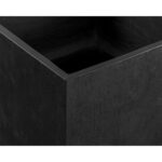 Tansy Planter - Black 111135 111135 DIANTHA PLANTER SQUARE BLACK 6