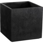 Tansy Planter - Black 111135 111135 TANSY PLANTER SQUARE BLACK