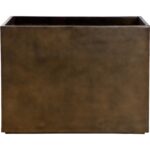 Leilani Planter - Large - Antique Bronze 111139 111139 LEILANI PLANTER RECTANGULAR LARGE ANTIQUE BRONZE 1