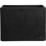 Leilani Planter - Large - Black 111140 111140 DIANTHA PLANTER RECTANGULAR LARGE BLACK 1