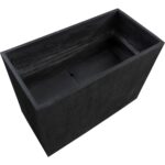 Leilani Planter - Large - Black 111140 111140 DIANTHA PLANTER RECTANGULAR LARGE BLACK 3