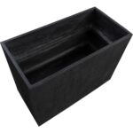 Leilani Planter - Large - Black 111140 111140 DIANTHA PLANTER RECTANGULAR LARGE BLACK 4