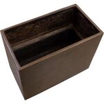 Leilani Planter - Medium - Antique Bronze 111141 111141 LEILANI PLANTER RECTANGULAR MEDIUM ANTIQUE BRONZE 3