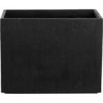 Leilani Planter - Medium - Black 111142 111142 DIANTHA PLANTER RECTANGULAR SMALL BLACK 1