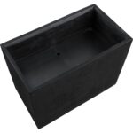 Leilani Planter - Medium - Black 111142 111142 DIANTHA PLANTER RECTANGULAR SMALL BLACK 2