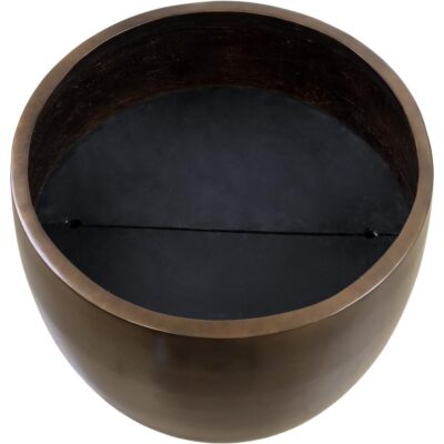 Aster Planter - Round - Large 111145 111145 ASTER PLANTER ROUND LARGE ANTIQUE BRONZE 1