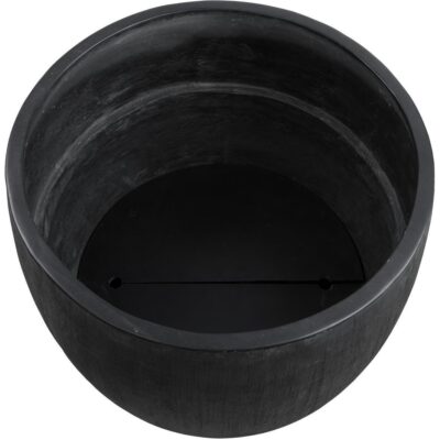 Coleus Planter - Round - Large 111146 111146 COLEUS PLANTER ROUND LARGE BLACK 2