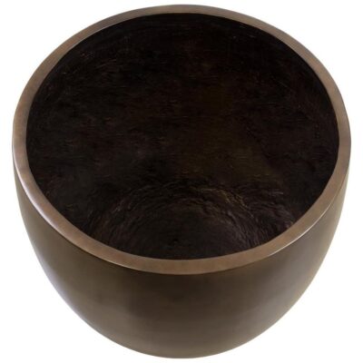 Aster Planter - Round - Small 111147 111147 ASTER PLANTER ROUND SMALL ANTIQUE BRONZE 1