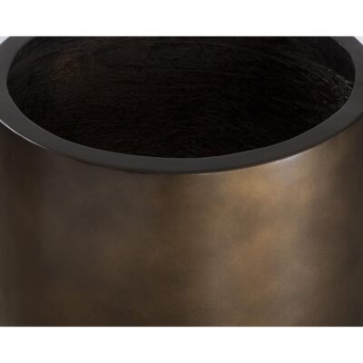 Aster Planter - Round - Small 111147 111147 ASTER PLANTER ROUND SMALL ANTIQUE BRONZE 6