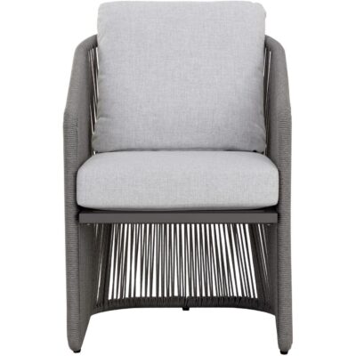 Allariz Dining Armchair - Warm Grey - Gracebay Light Grey 111154 111154 ALLARIZ DINING ARMCHAIR WARM GREY GRACEBAY LIGHT GREY 1