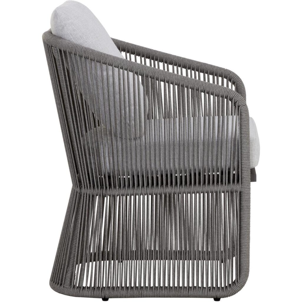 Allariz Dining Armchair - Warm Grey - Gracebay Light Grey - Image 3