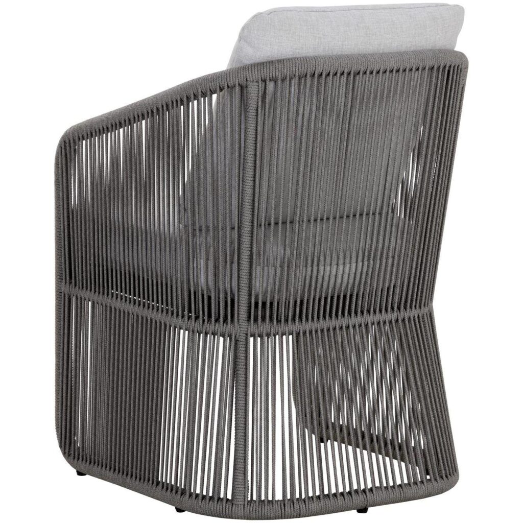 Allariz Dining Armchair - Warm Grey - Gracebay Light Grey - Image 4